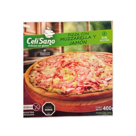 Pizza Con Muzza Y Jamon Celisano 400 Gs Pizza Con Muzza Y Jamon Celisano 400 Gs