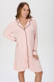 CAMISA LISA CON RIBETE ROSADO
