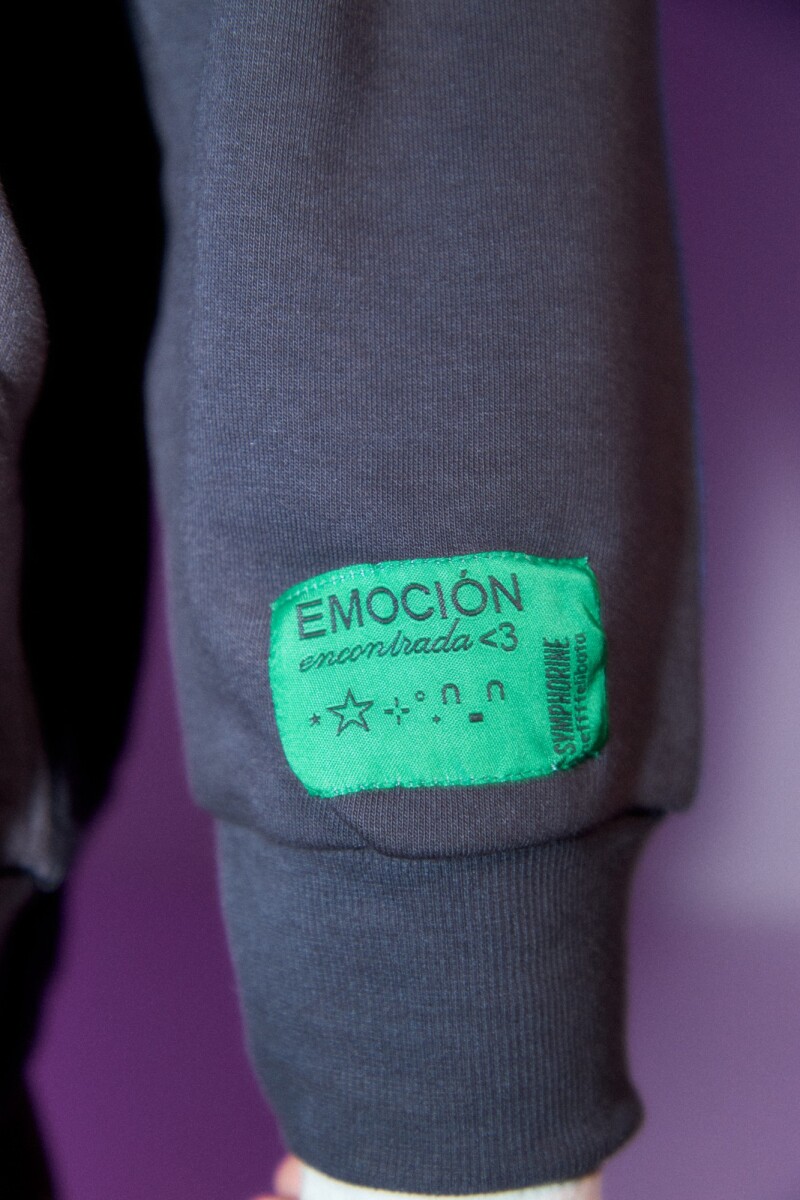 Hoodie no te olvide gris