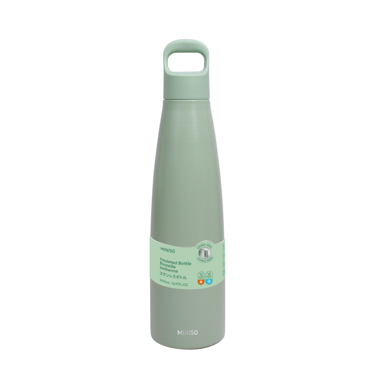 Botella térmica 500ml - verde 