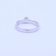 Anillo oro 18k con brillantes. Anillo oro 18k con brillantes.