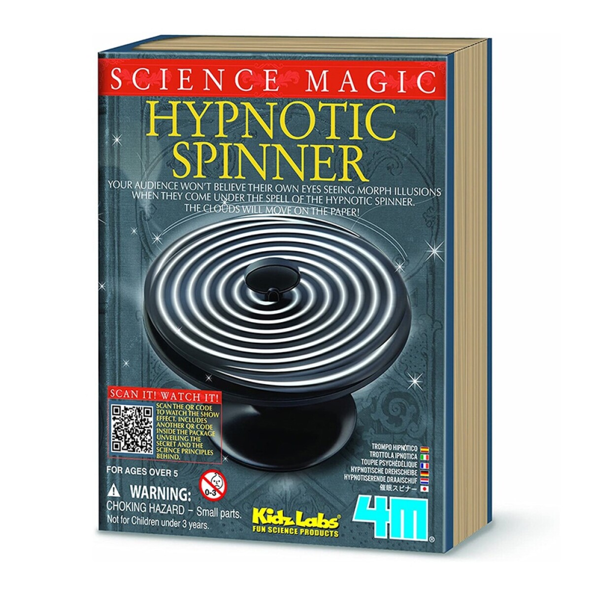 Juego Educativo 4M de Ciencia Mágica Spinner Hipnótico - Multicolor 