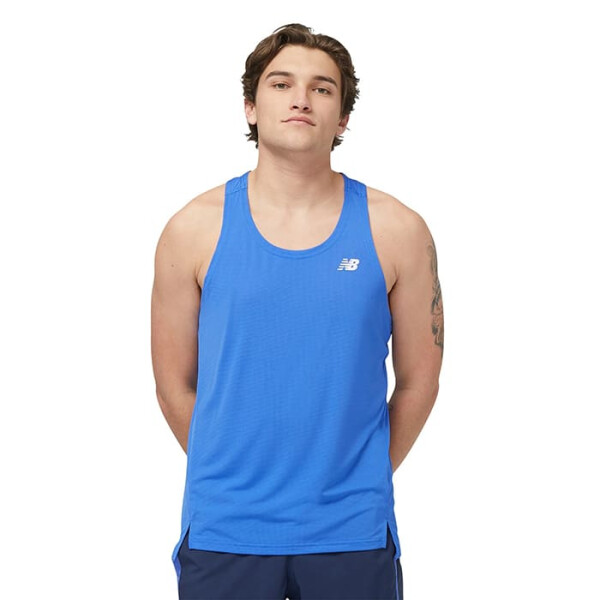 Musculosa New Balance de Hombre - MT23220MIB Azul