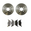 KIT JUEGO DISCOS + PASTILLAS GOL G5/G6 SAVEIRO G5 *6190 Kit Juego Discos + Pastillas Gol G5/g6 Saveiro G5 *6190