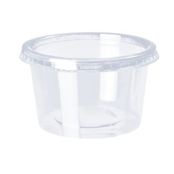 POTE KIT PP CON TAPA 250 ML 10X5.95 TRANSPARENTE