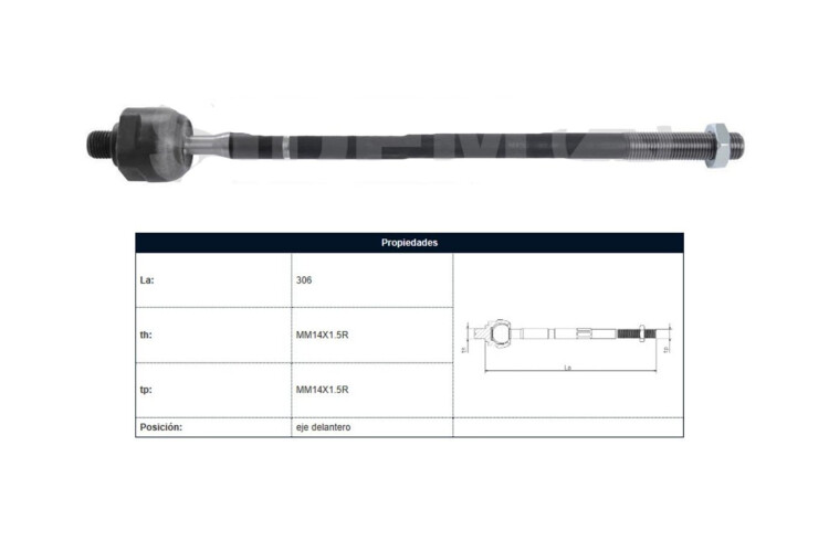 Mate Peug 206/207/Hoggar 98-25 Der/Izq Mate Peug 206/207/Hoggar 98-25 Der/Izq