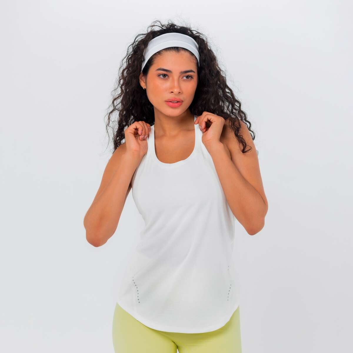 Remera Ztek Roy Tank Top de Mujer - blanco 