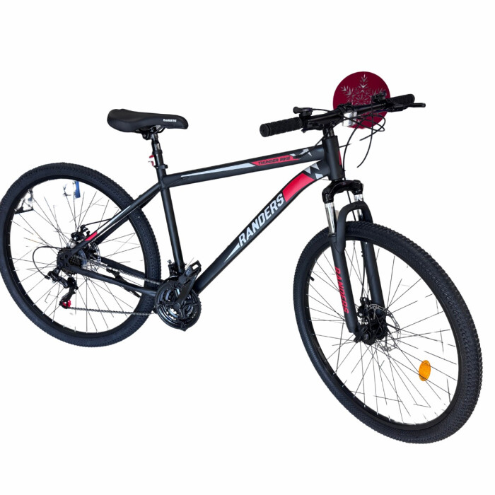 Bicicleta de Montaña Rodado 29 Randers Acero BKE-FE29-MA Negro Rojo