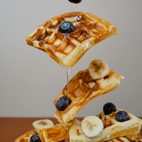 Molde de Waffle de Silicona 4 Cavidades Molde de Waffle de Silicona 4 Cavidades