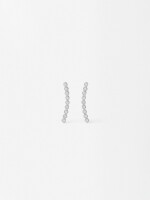 Pendientes Con Circonitas - Plata De Ley 925 plateado
