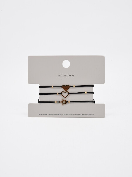 PULSERA CASANDRA PACK X 3 VARIANTE 1.
