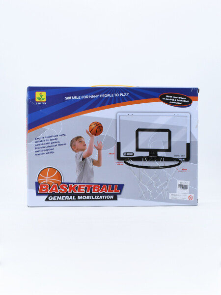 TABLERO Y ARO DE BASKET BLANCO