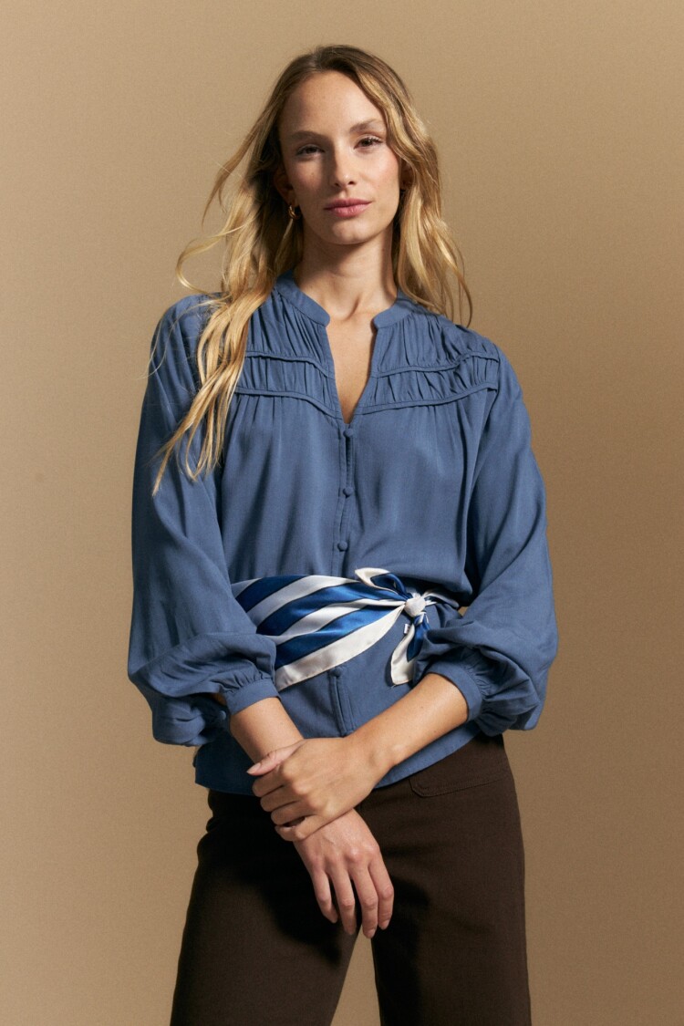 CAMISA LILO Azul Grisaceo