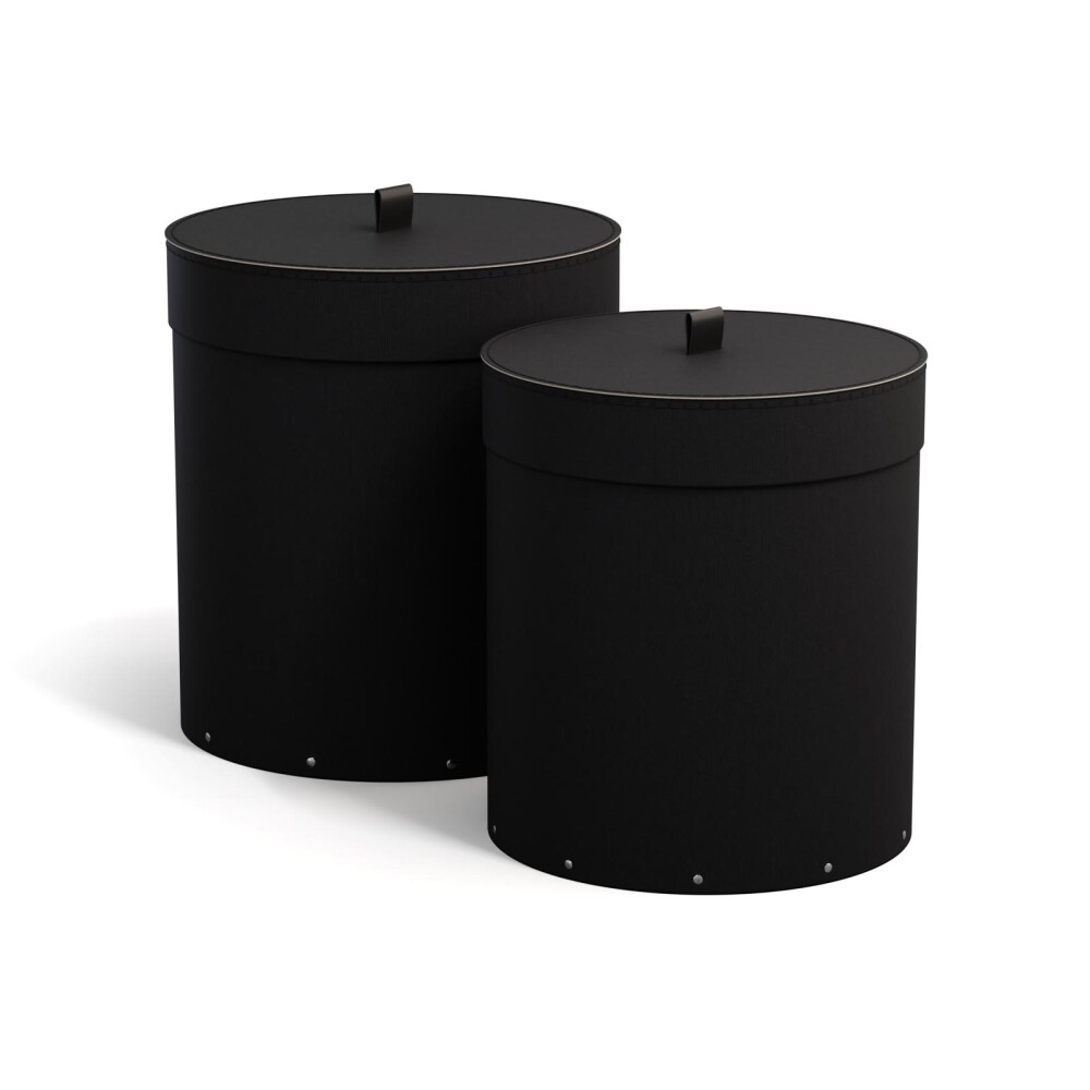 SET 2 CAJAS PAPEL NEGRO ANTON