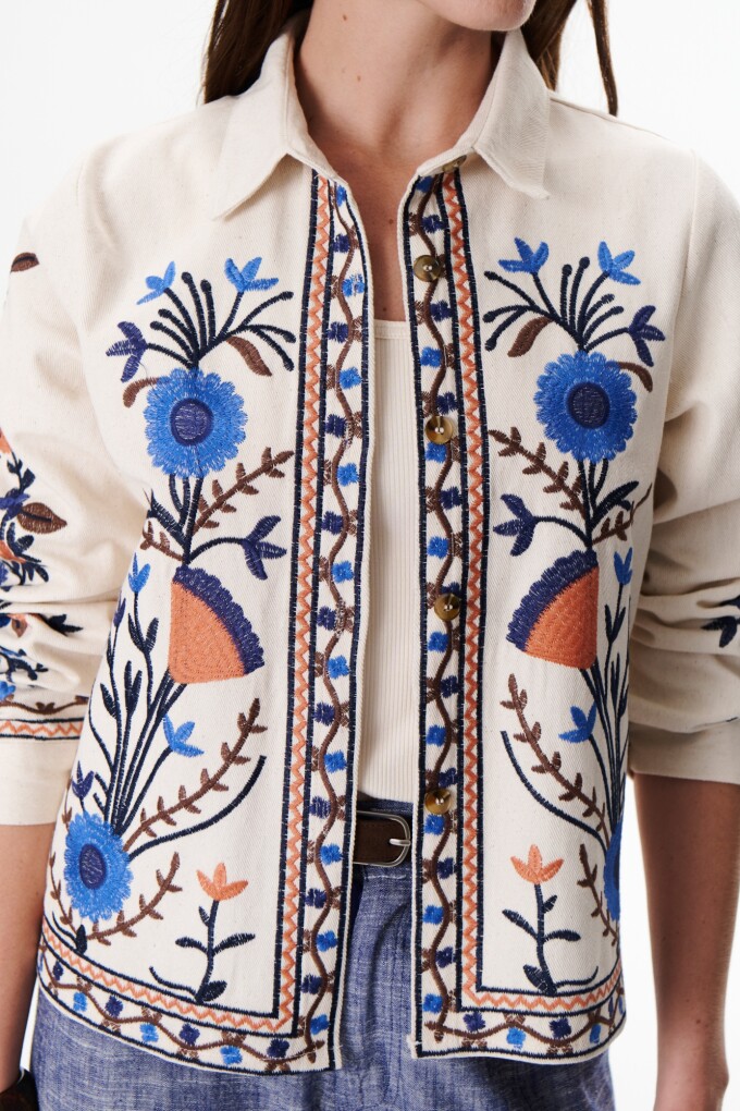 CHAQUETA MARGA AZUL