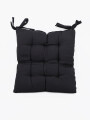 ALMOHADON SILLA LISO NEGRO