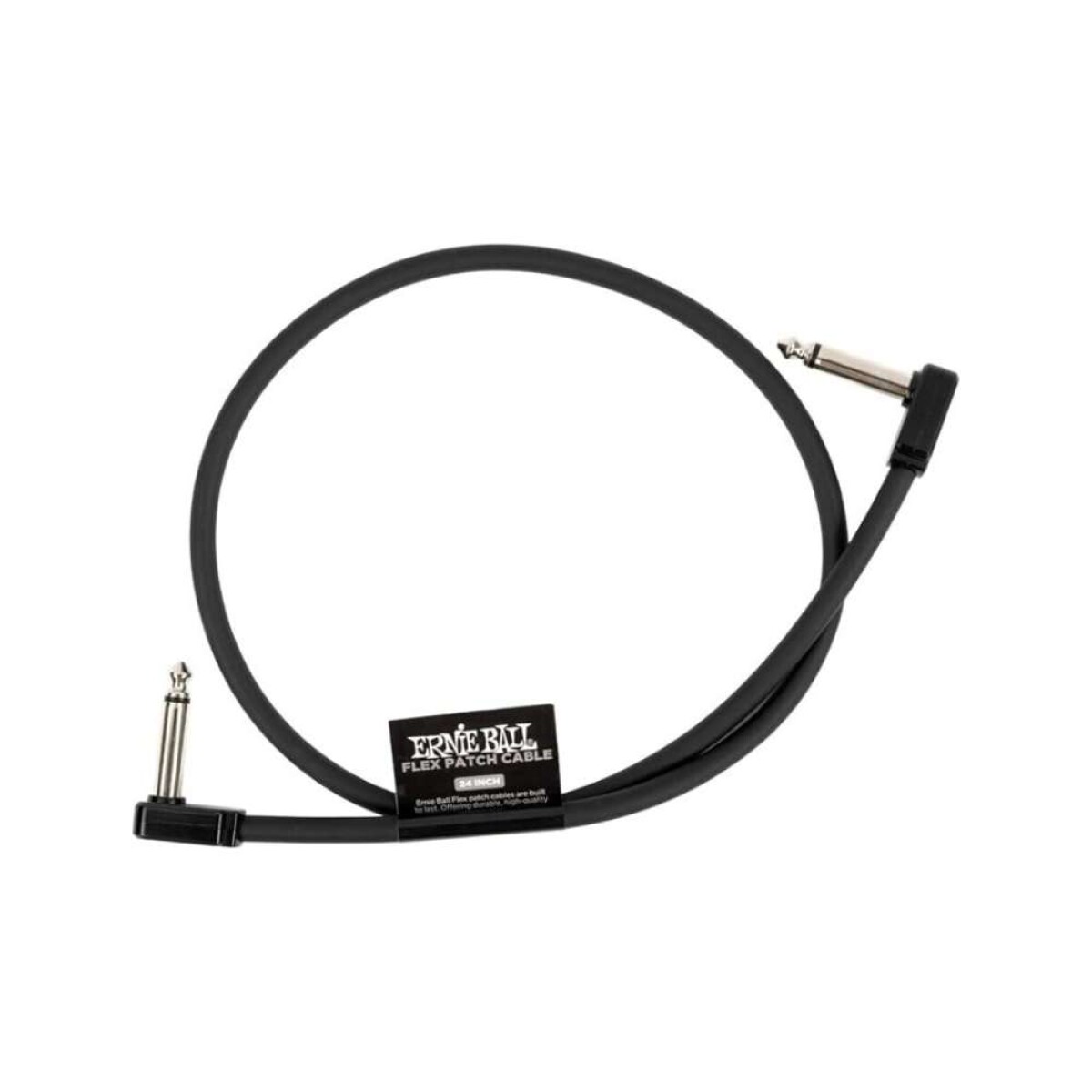 Cable Pedal Ernie Ball Flex Patch Cable 24'' - Black 