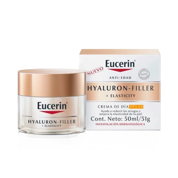 Crema Eucerin Hyaluron-Filler + Elasticity Día FPS 30 50 ml Crema Eucerin Hyaluron-Filler + Elasticity Día FPS 30 50 ml