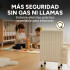 Estufa Radiador Aceite Panel Calefactor 600w Temp. Regulable Blanco