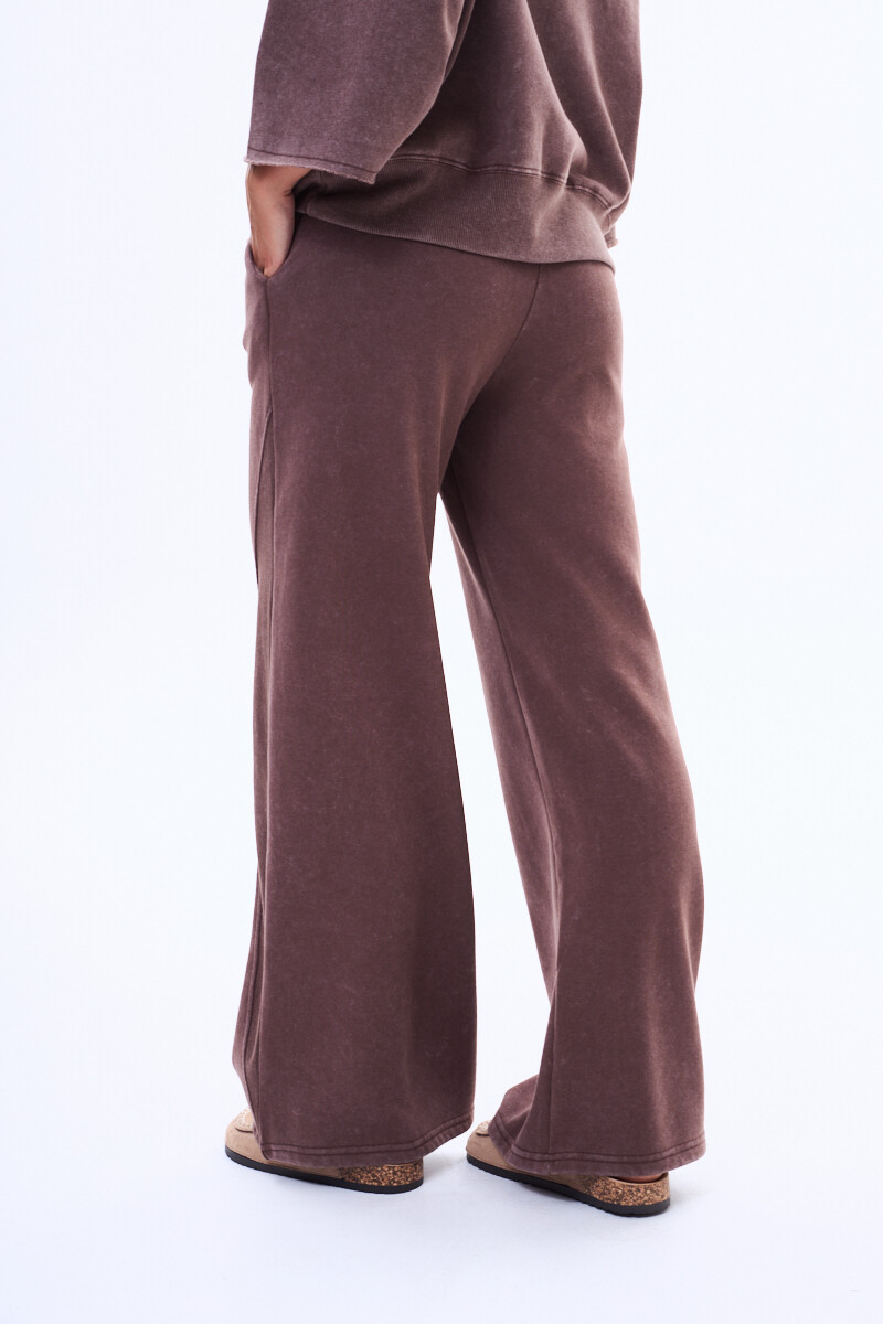 Pantalon felpa Salento Marrón