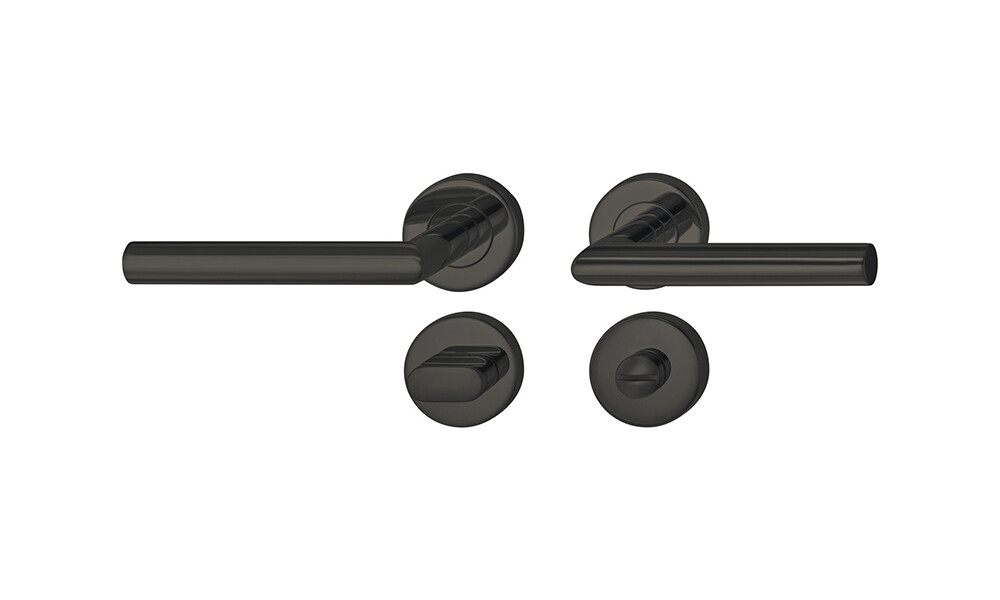 Manija para puerta negro mate c/muletilla 903.93.559 Manija Para Puerta Negro Mate C/muletilla 903.93.559