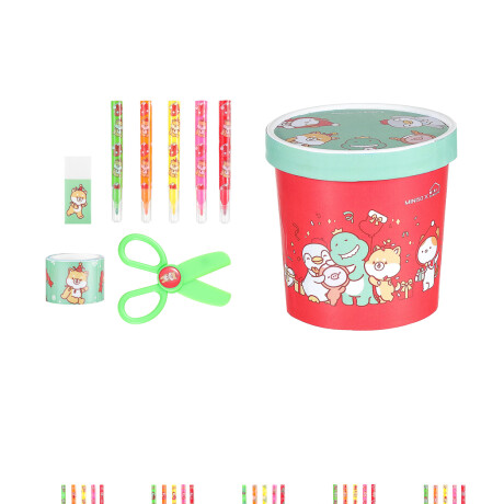 Caja navideña de útiles Caja navideña de útiles