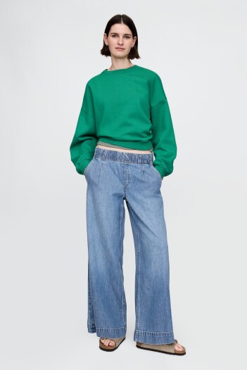 Jean Baggy Easy Mujer Medium Indigo 1