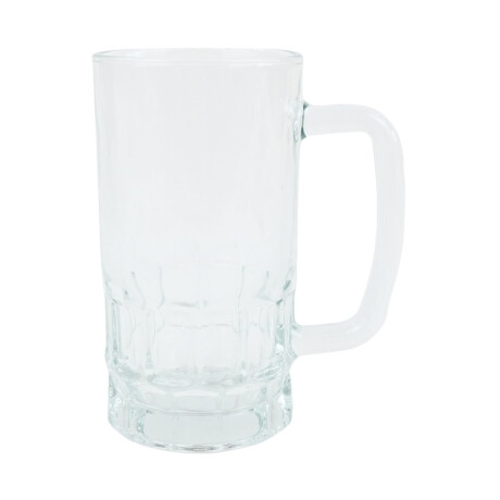 Jarra de cerveza de vidrio labrada Jarra de cerveza de vidrio labrada
