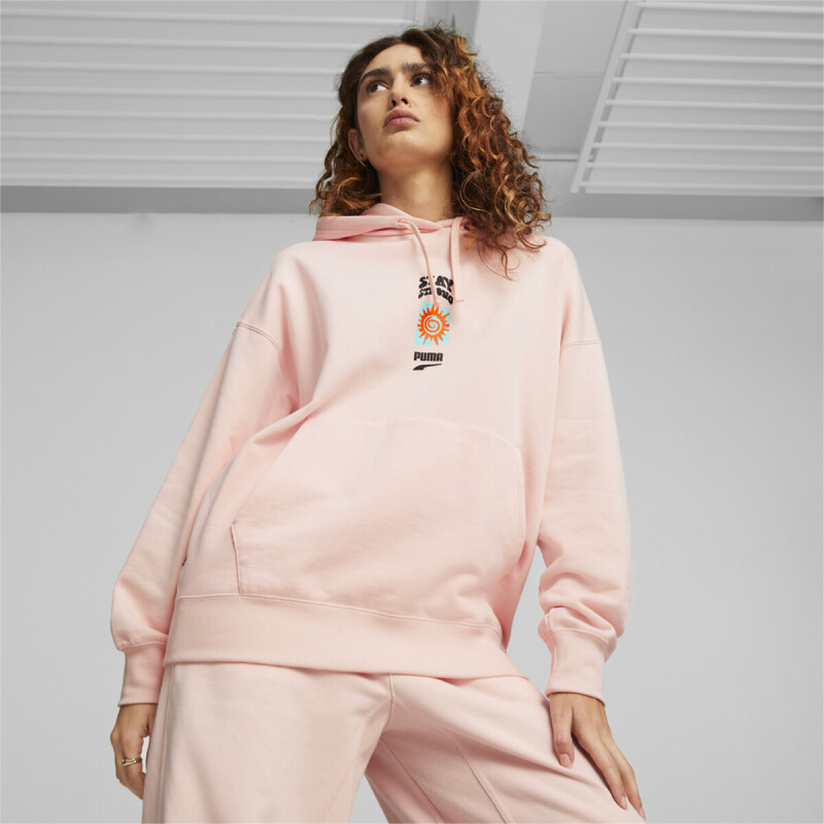 Downtown Oversized Gr.hoodie TR 53836366 - Rosa 