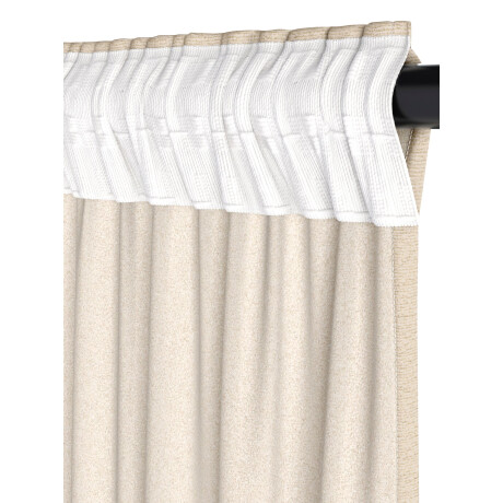 Cortina ERKEN 1x140x245 crudo Crudo