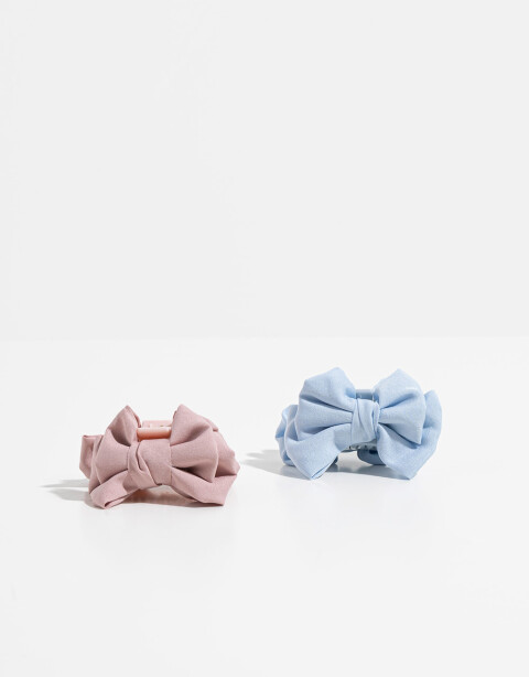 Broches Sets Moño Set De Mini Broches Con Moño - Combinacion Bicolor