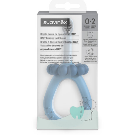 Cepillo de Dientes Suavinex Baby Azul 0 a 2 Años Cepillo de Dientes Suavinex Baby Azul 0 a 2 Años