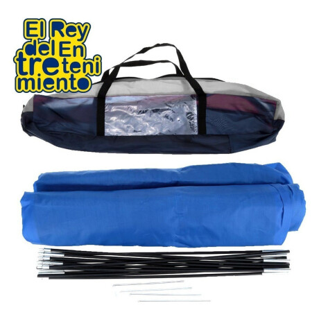 Carpa Iglú 2 Personas P/ Camping 2.00x1.45m + Bolso Azul