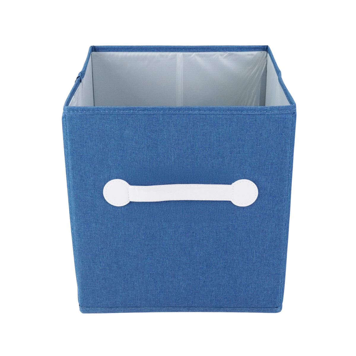 Caja organizadora plegable de tela con manija 