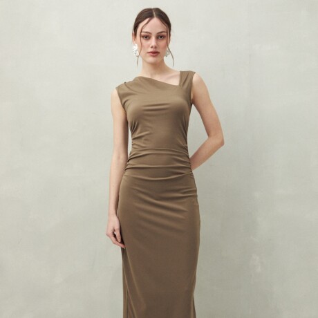 VESTIDO NORRIS Verde Seco