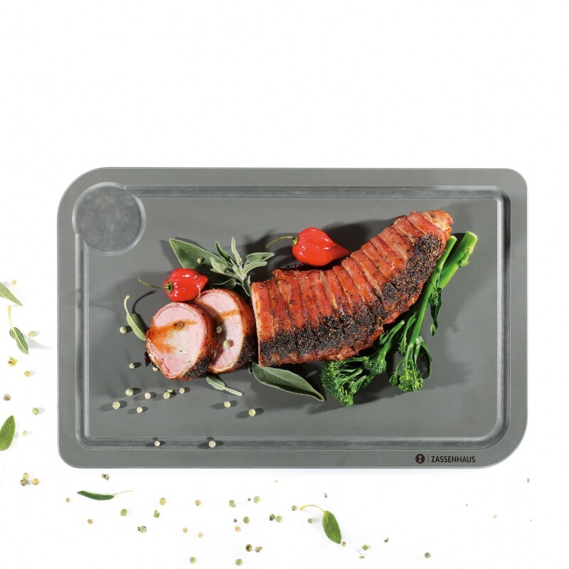 Tabla de Picar Comfort Gris XPLUS 36x23x0,9CM Tabla de Picar Comfort Gris XPLUS 36x23x0,9CM