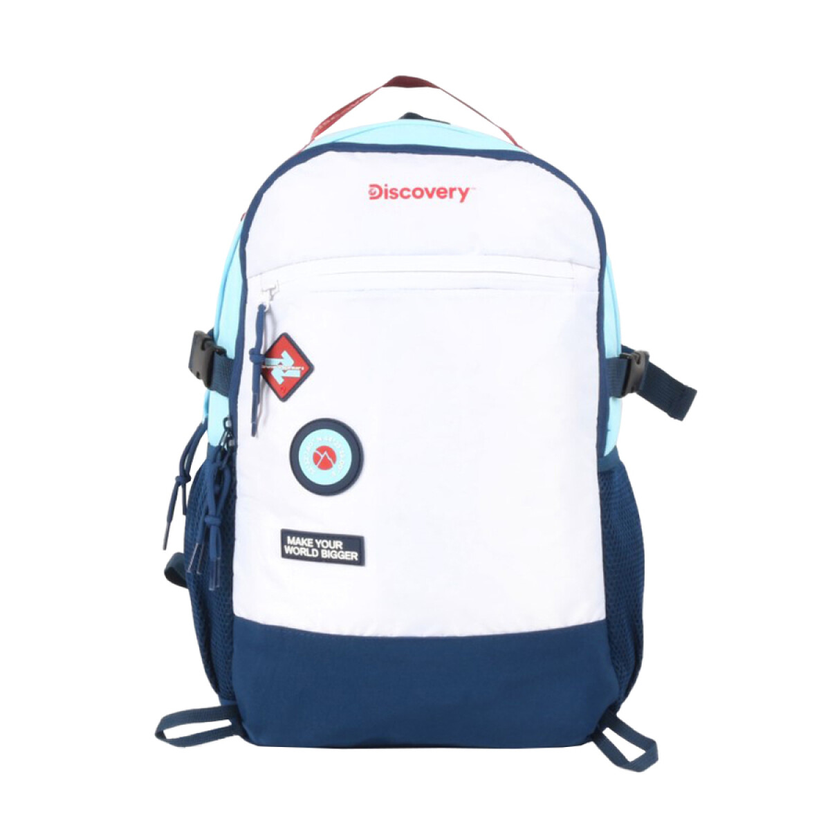 MOCHILA DISCOVERY PATCH BLANCO 