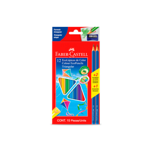 Lápices de colores largos Faber-Castell Única