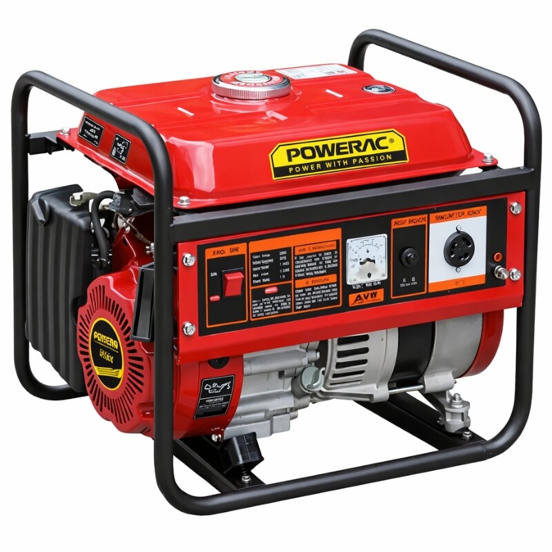 POWERAC GENERADOR A GASOLINA 2.8Kw 7HP 208CC ARRANQUE MANUAL Powerac Generador A Gasolina 2.8kw 7hp 208cc Arranque Manual