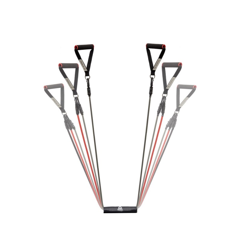Set Bandas De Resistencia Powertube Reebok 3 Niveles Multicolor