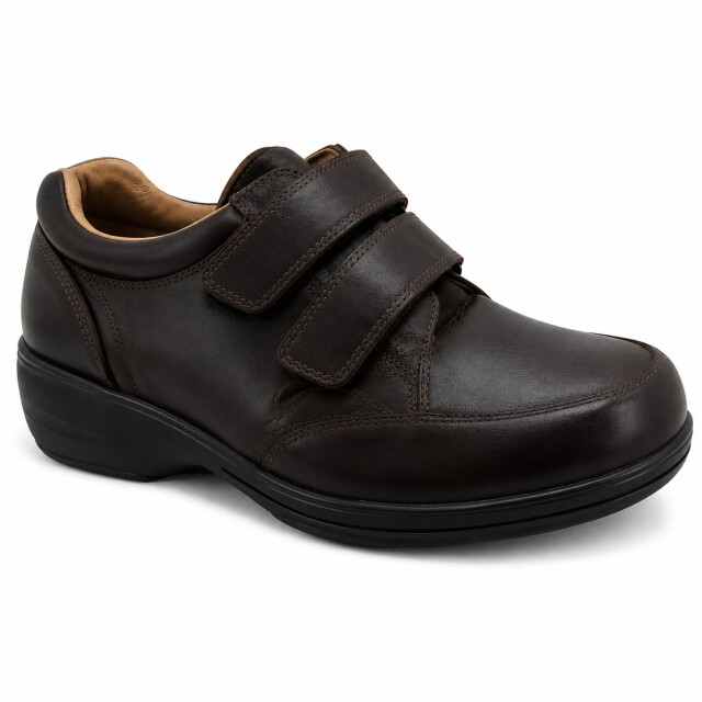 Zapatos de Mujer Lombardino Casual Diabetic Marrón