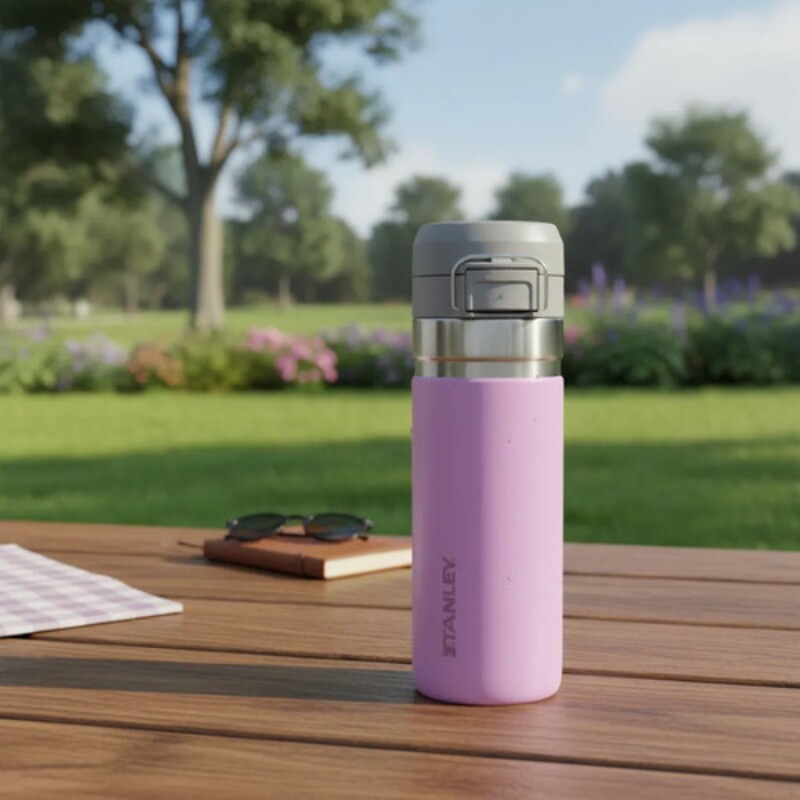 Botella Térmica Stanley Go Flip 24 Oz Lila