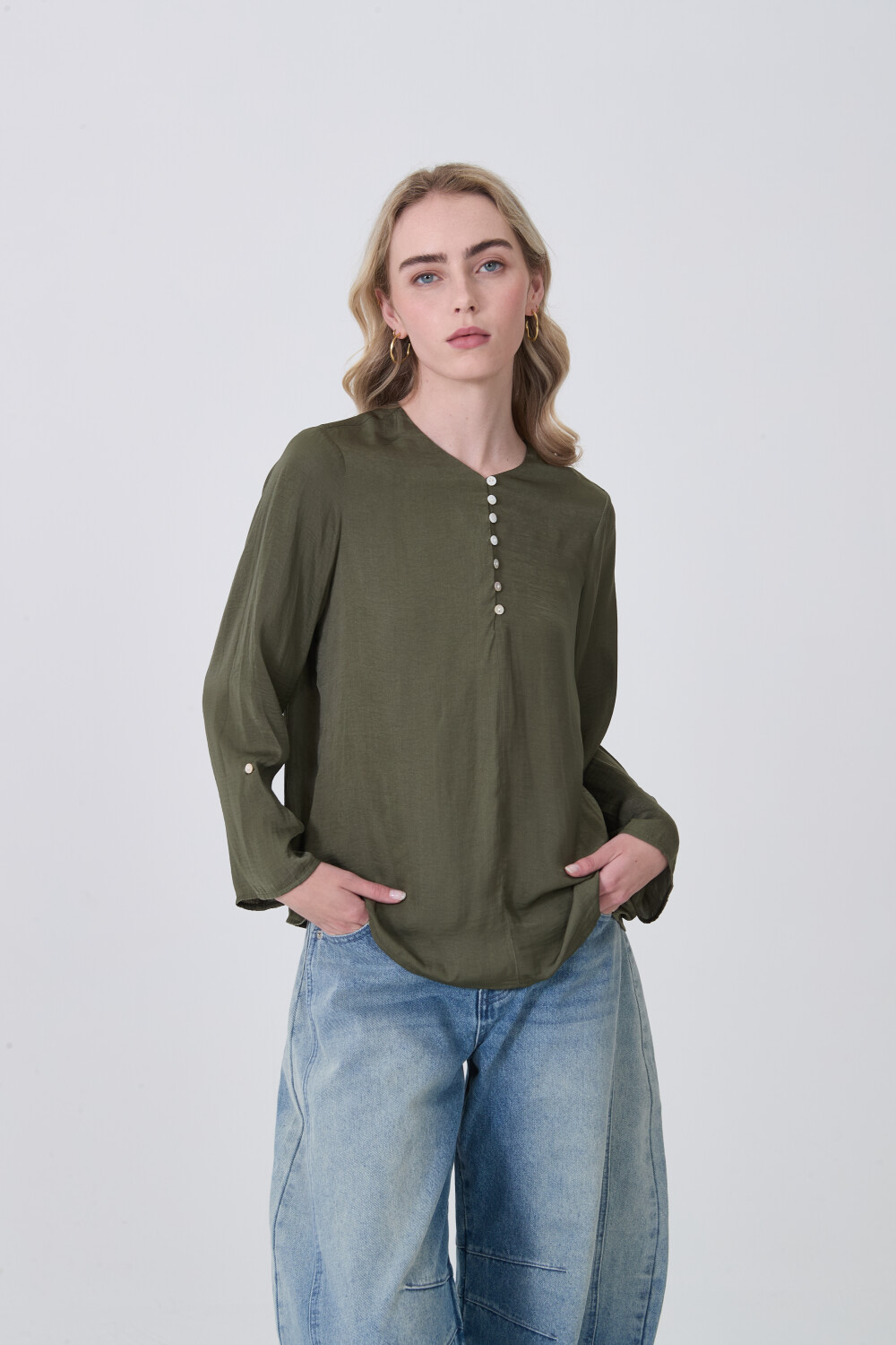 Blusa Zoyan Verde Oliva