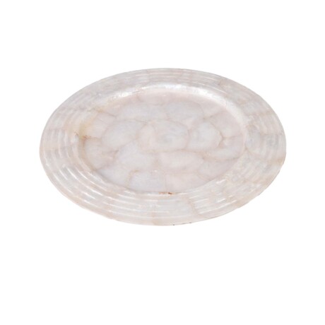 PLATO DE SITIO NACAR NATURAL-BEIGE CPCS 2406