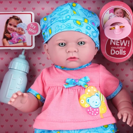 Bebé de goma con accesorios Bebé de goma con accesorios