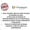 SOFA 100% CUERO - 2 CUERPOS - MODELO DOMINI - AVELLANA OPACO SOFA 100% CUERO - 2 CUERPOS - MODELO DOMINI - AVELLANA OPACO