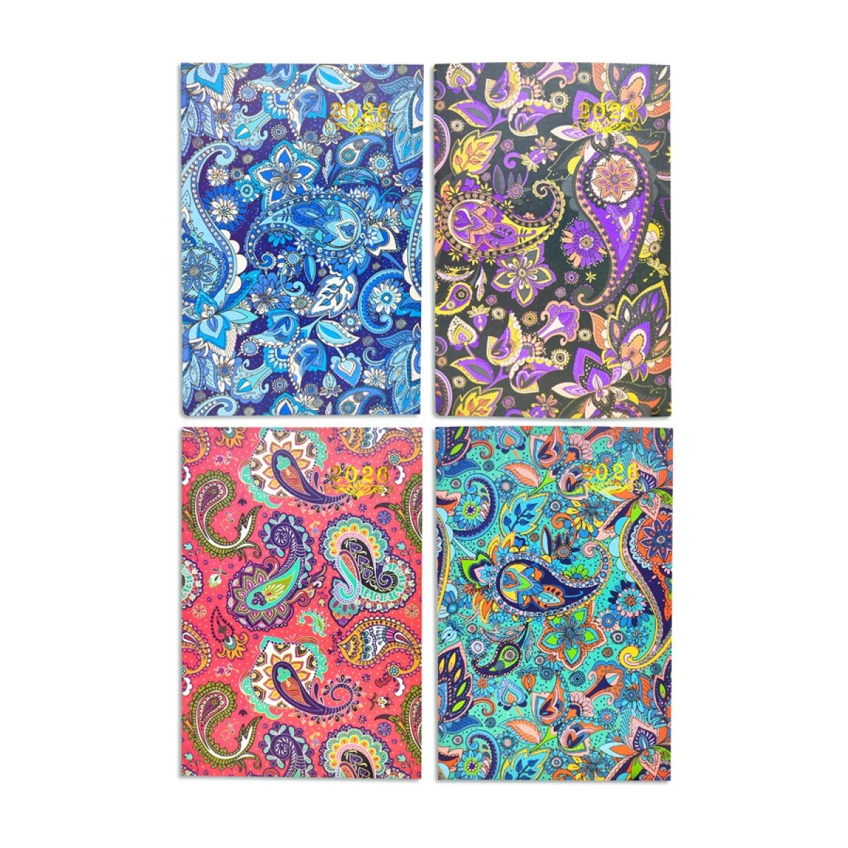 Agenda Flip 2026 HS0988 Arabescos Varios Modelos 