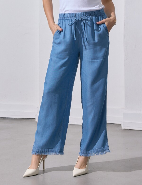 Pantalon Lyocell Wide Leg JEAN