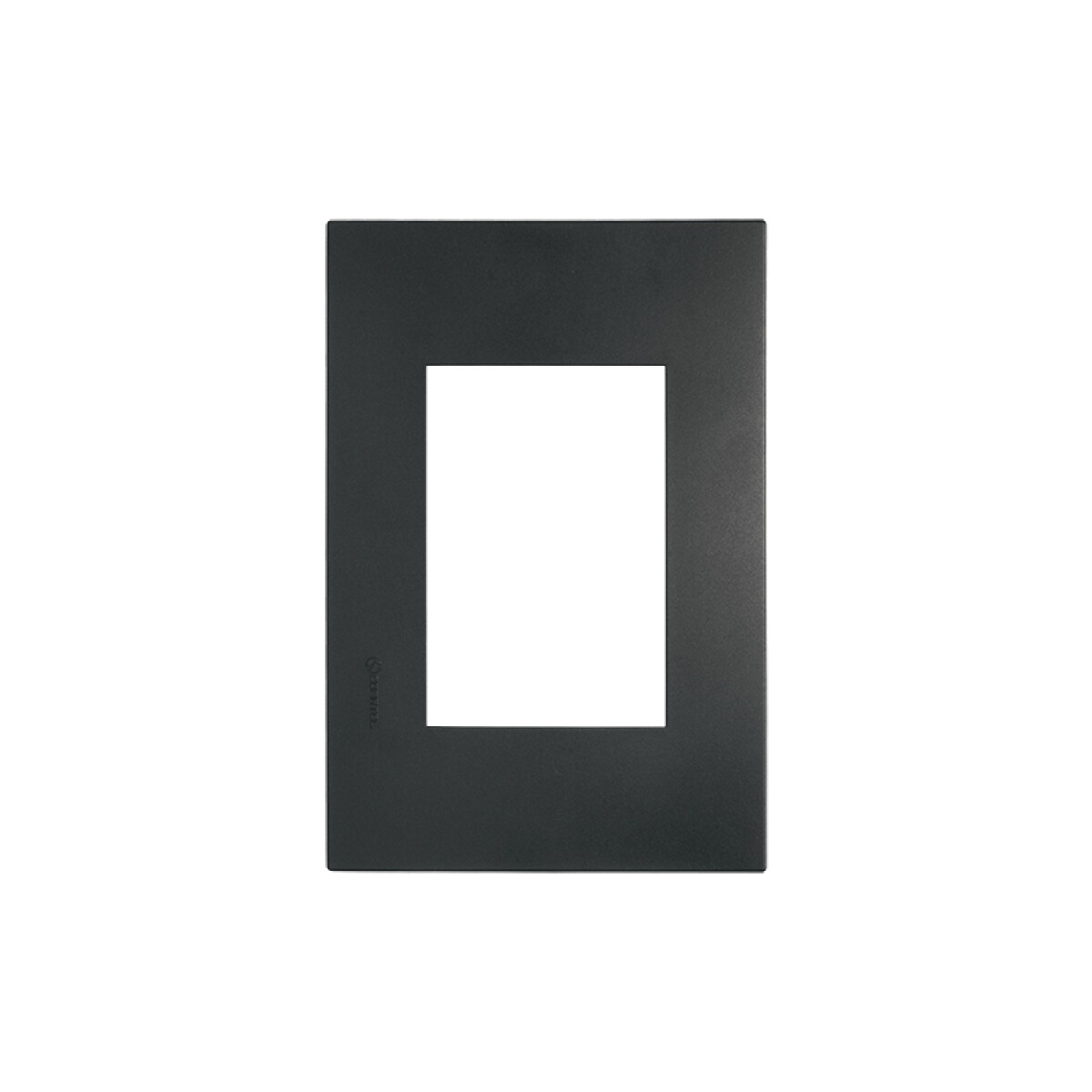 Plaqueta para 3 módulos Presta Pro negro - C51326N 