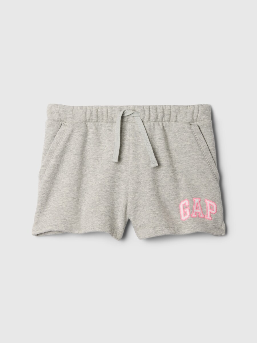 Short Logo Gap Niña - Light Heather Grey B08 